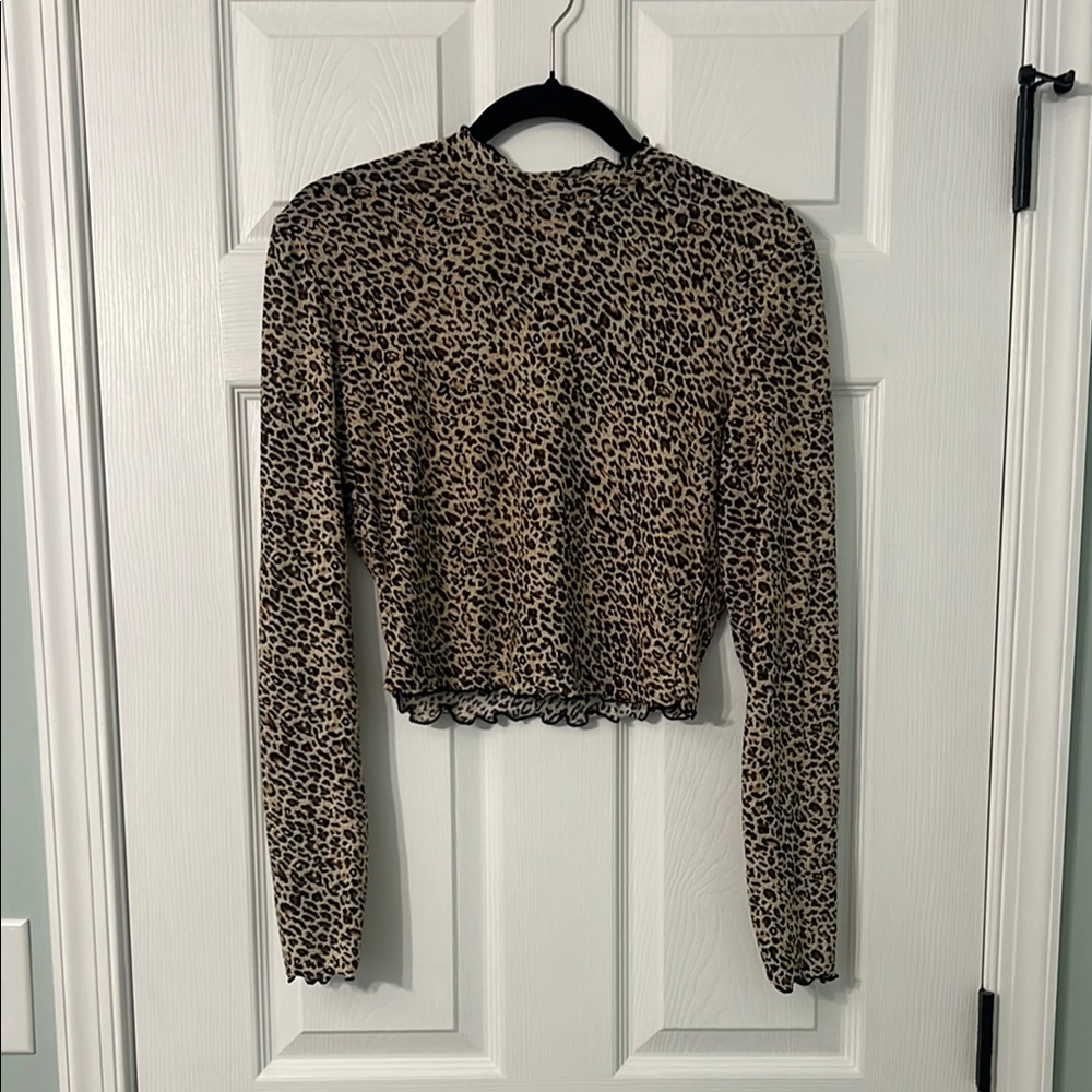 Never worn SHEIN cheetah print long sleeve